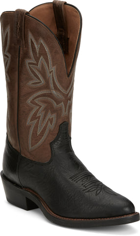 Tony Lama Mens Fernando Black Cowhide Cowboy Boots