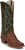 Tony Lama Mens Rylen 13in Brandy/Green Full Quill Ostrich Cowboy Boots