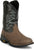Tony Lama Mens Roustabout 11in Waterproof Grey/Black Leather Work Boots