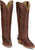 Tony Lama Womens Jess 15in Western Cognac Leather Cowboy Boots