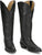 Tony Lama Womens Jess 15in Western Black Leather Cowboy Boots