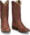 Tony Lama Mens Kirtland 12in Western Cognac Lizard Cowboy Boots
