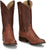 Tony Lama Mens Canonero 12in Western Cognac Full Quill Ostrich Cowboy Boots