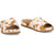 Tony Lama Womens Mareas Tan Multi-Color Cowhide Sandals Shoes