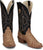 Tony Lama Mens Rylen II 13in Umber Full Quill Ostrich Cowboy Boots