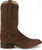 Tony Lama Mens Amado 12in Western Taupe Suede Cowboy Boots