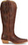 Tony Lama Womens Jess 15in Western Cognac Leather Cowboy Boots