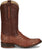 Tony Lama Mens Canonero 12in Western Cognac Full Quill Ostrich Cowboy Boots