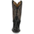 Tony Lama Womens Sagrada 11in Western Raven Leather Cowboy Boots