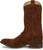 Tony Lama Mens Amado 12in Western Cognac Suede Cowboy Boots