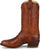 Tony Lama Mens Marco 12in Western Cognac Goat Leather Cowboy Boots