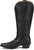 Tony Lama Womens Jess 15in Western Black Leather Cowboy Boots