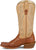 Tony Lama Womens Zaire Cognac Full Quill Ostrich Cowboy Boots