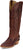 Tony Lama Womens Jess 15in Western Cognac Leather Cowboy Boots