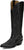 Tony Lama Womens Jess 15in Western Black Leather Cowboy Boots