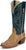 Tony Lama Womens Zaire Umber/Blue Full Quill Ostrich Cowboy Boots
