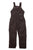 Berne Apparel Womens Softstone Duck Insulated Dark Brown 100% Cotton Bib Overall