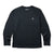 Wolverine Mens Black Polyester L/S Tactical Sun-Stop Eco Crew