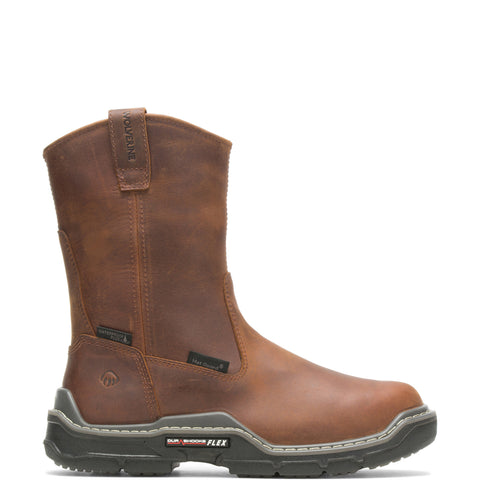Wolverine Mens Peanut Leather Work Boots Raider Welly WP CM Met-Guard
