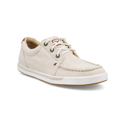 Twisted X Womens Kicks Sand/White Fabric Sneakers Shoes