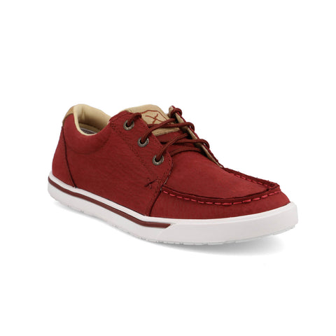 Twisted X Womens Kicks Crimson Leather Sneakers Shoes