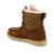 Twisted X Womens 6in Wedge Sole WP Saddle/Nutmeg Leather Shearling Winter Boots