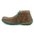 Twisted X Womens Driving Moc Bomber/Turquoise Leather Chukka Boots
