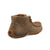 Twisted X Womens Driving Moc Woven Bomber/Tan Leather Chukka Boots