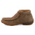 Twisted X Womens Driving Moc Woven Bomber/Tan Leather Chukka Boots