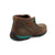 Twisted X Womens Driving Moc Laced Brown/Turquoise Leather Chukka Boots