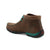 Twisted X Womens Driving Moc Laced Brown/Turquoise Leather Chukka Boots