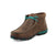 Twisted X Womens Driving Moc Laced Brown/Turquoise Leather Chukka Boots