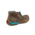 Twisted X Womens Driving Moc Bomber/Turquoise Leather Chukka Boots