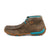 Twisted X Womens Driving Moc Bomber/Turquoise Leather Chukka Boots