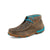 Twisted X Womens Driving Moc Bomber/Turquoise Leather Chukka Boots