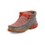Twisted X Womens Driving Moc Diamond Grey/Grenadine Leather Chukka Boots