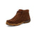 Twisted X Womens Driving Moc Laser-Etched Mocha Suede Chukka Boots