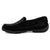 Twisted X Womens Driving Moc Aztec Black/Grey Leather Slip-On Shoes