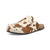 Twisted X Womens Easy-Wearing Brown/White Cowhide Mules Shoes
