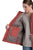Berne Womens Softstone Micro-Duck Hooded Marsala Cotton Blend Coat