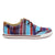 Twisted X Womens Hooey Loper Blue Multi Fabric Stripe Sneakers Shoes