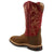 Twisted X Womens 11in Western ST Distressed Latigo/Red Leather Work Boots