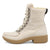 Twisted X Womens 8in Platform Oatmeal/Natural Leather Fashion Boots