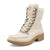 Twisted X Womens 8in Platform Oatmeal/Natural Leather Fashion Boots