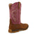Twisted X Womens 10in UltraLite X Pecan/Mauve Leather Cowboy Boots