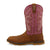 Twisted X Womens 10in UltraLite X Pecan/Mauve Leather Cowboy Boots