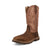Twisted X Womens 11in UltraLite X Brown/Tobacco Leather Work Boots