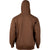 Rocky Mens Worksmart Hooded Sweatshirt Brown Cotton Blend Hoodie