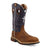 Twisted X Womens 11in Western WP AT Brown/Navy Leather Work Boots
