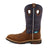 Twisted X Womens 11in Western WP AT Brown/Navy Leather Work Boots